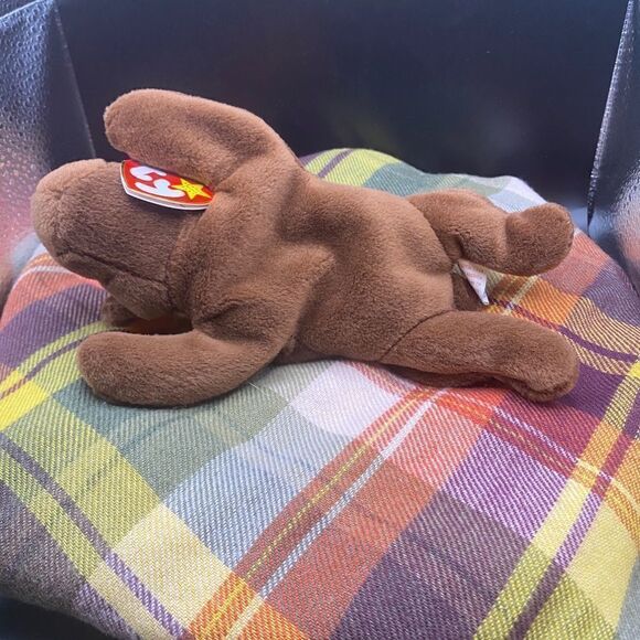 Mint condition rare/retired, part of original 9 BBs, Chocolate the Moose - Picture 6 of 11